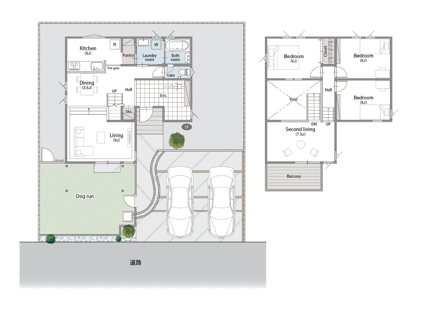 B-CRAFT Floor Plan 1F